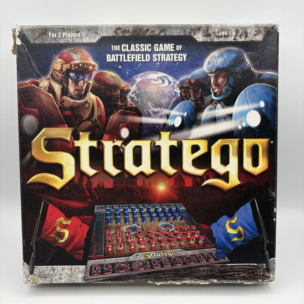 **COMPLETE** STRATEGO Classic Battlefield Strategy Board Game By PATCH